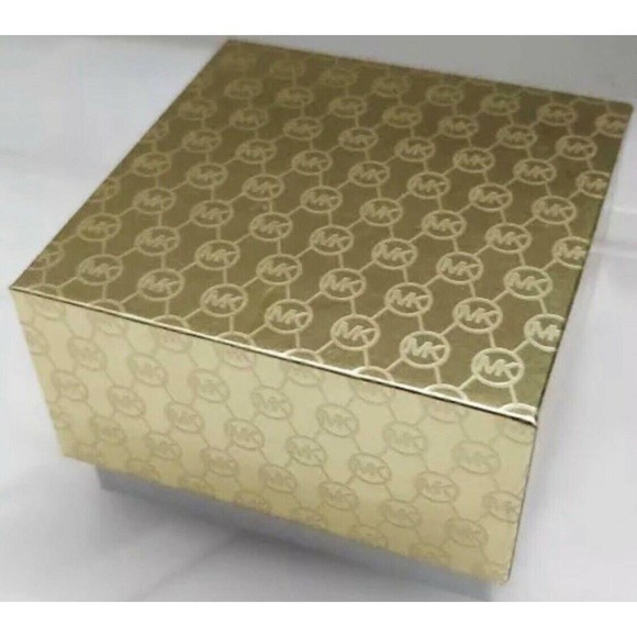 Michael Kors MK Padlock Slider Bracelet Crystals Gold MKJX7380710 Nib $85.00 - Picture 6 of 6